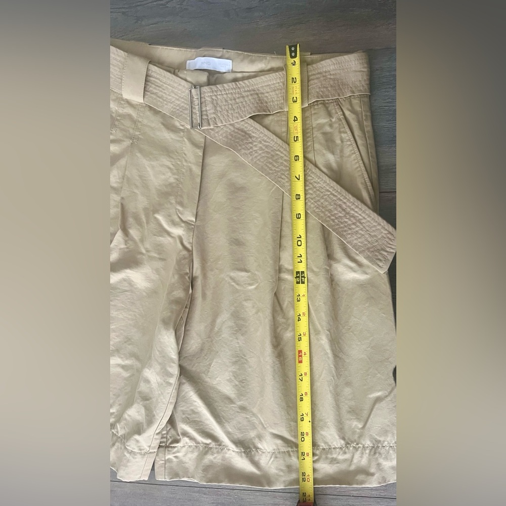 MANGO pleated Bermuda shorts with matching waistcoat with pocket detail - Picture 8 of 10